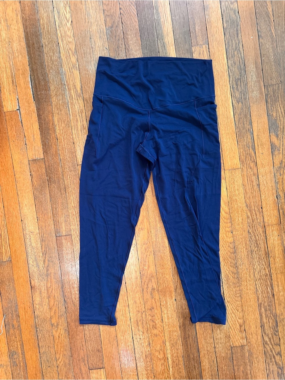 OFFLINE by Aerie xtra women’s deep Navy High-Waist Active Leggings 7/8 size XL